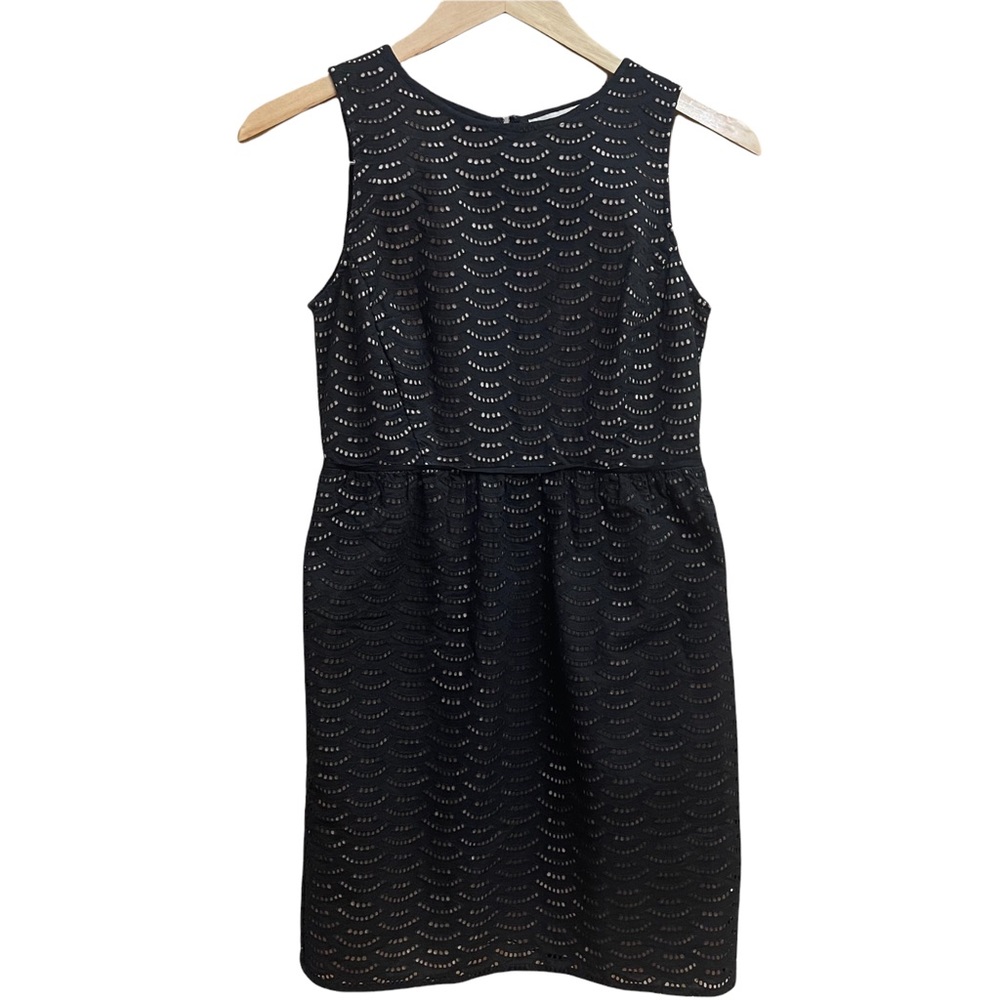 Ann Taylor Loft Women’s Petite Black & Cream Sleeveless Dress Size 2P - Picture 1 of 6